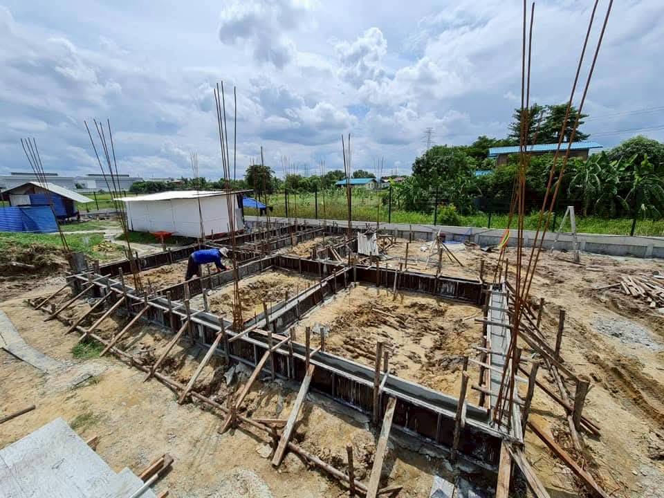 สร้างบ้านชั้นครึ่ง ลำดับที่ 05: แบบฐานราก