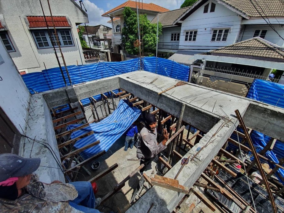 งานรีโนเวท ลำดับที่ 05: เทคานต่อเติม